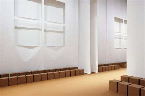 negozio prada modular design|AMO uses paper to create an oversized paper house for Prada.